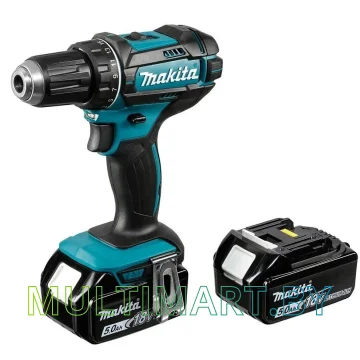 Дрель-шуруповерт Makita DDF482RTJ (с 2-мя АКБ, кейс) картинка 3